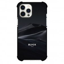 Blvck Paris Phone Case For iPhone Samsung Galaxy Pixel OnePlus Vivo Xiaomi Asus Sony Motorola Nokia - Blvck Paris Logo On Dark Desert Background