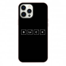 Blvck Paris Phone Case For iPhone Samsung Galaxy Pixel OnePlus Vivo Xiaomi Asus Sony Motorola Nokia - Blvck Paris Logo On Separate Block Black Background