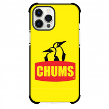 Chums Phone Case For iPhone Samsung Galaxy Pixel OnePlus Vivo Xiaomi Asus Sony Motorola Nokia - Chums Logo Red And Yellow Background