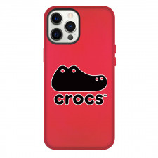 Crocs Phone Case For iPhone Samsung Galaxy Pixel OnePlus Vivo Xiaomi Asus Sony Motorola Nokia - Crocs Black Logo