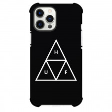 HUF Phone Case For iPhone Samsung Galaxy Pixel OnePlus Vivo Xiaomi Asus Sony Motorola Nokia - HUF Triangle White And Black Background