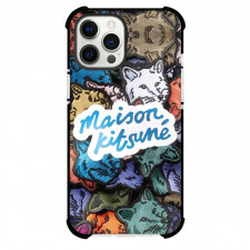 Maison Kitsune Phone Case For iPhone Samsung Galaxy Pixel OnePlus Vivo Xiaomi Asus Sony Motorola Nokia - Maison Kitsune Logo Collage