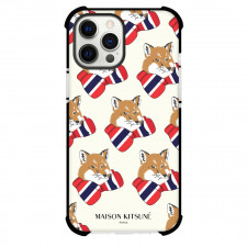 Maison Kitsune Phone Case For iPhone Samsung Galaxy Pixel OnePlus Vivo Xiaomi Asus Sony Motorola Nokia - Maison Kitsune Logo Pattern Art