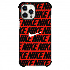 Nike Phone Case For iPhone Samsung Galaxy Pixel OnePlus Vivo Xiaomi Asus Sony Motorola Nokia - Nike Black Text On Red Background