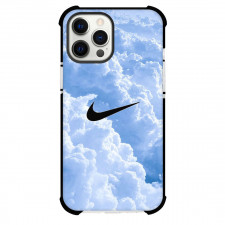 Nike Phone Case For iPhone Samsung Galaxy Pixel OnePlus Vivo Xiaomi Asus Sony Motorola Nokia - Nike Logo On Cloud Background