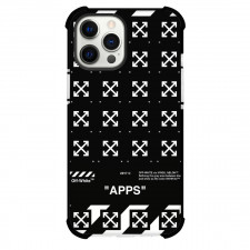 OFF-White Case For iPhone Samsung Galaxy Pixel OnePlus Vivo Xiaomi Asus Sony Motorola Nokia - Apps Logo Pattern