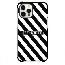 OFF-White Case For iPhone Samsung Galaxy Pixel OnePlus Vivo Xiaomi Asus Sony Motorola Nokia - Series Poster In Black And White Stripe