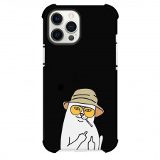 Ripndip Phone Case For iPhone Samsung Galaxy Pixel OnePlus Vivo Xiaomi Asus Sony Motorola Nokia - Ripndip Cat Smoking And Wears Hat And Glasse Poster