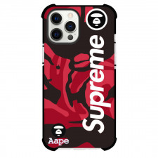 Supreme Case For iPhone Samsung Galaxy Pixel OnePlus Vivo Xiaomi Asus Sony Motorola Nokia - Bathing Ape Collab Poster