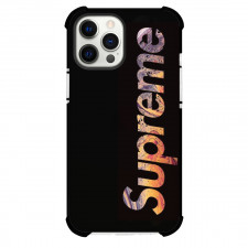 Supreme Case For iPhone Samsung Galaxy Pixel OnePlus Vivo Xiaomi Asus Sony Motorola Nokia - Series Logo In Black Background