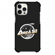 Area 51 For iPhone Samsung Galaxy Pixel OnePlus Vivo Xiaomi Asus Sony Motorola Nokia - Area 51 Logo Black White Yellow