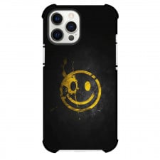 Area 51 For iPhone Samsung Galaxy Pixel OnePlus Vivo Xiaomi Asus Sony Motorola Nokia - Smiley Logo Yellow Black