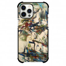 Joan Mitchell George Went Swimming Phone Case For iPhone Samsung Galaxy Pixel OnePlus Vivo Xiaomi Asus Sony Motorola Nokia - George Went Swimming Painting Abstract Artwork