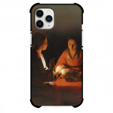Georges De La Tour The Newborn Child Phone Case For iPhone and Samsung Galaxy Devices - The Newborn Child Painting Baroque Artwork