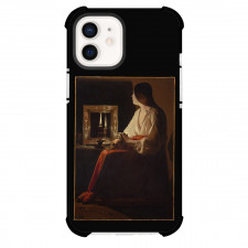 Georges De La Tour The Penitent Magdalene Phone Case For iPhone and Samsung Galaxy Devices - The Penitent Magdalene Painting Baroque Artwork