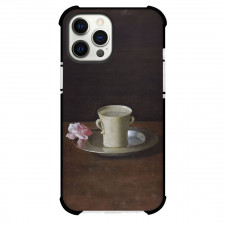 Francisco De Zurbaran Cup Of Water And A Rose Phone Case For iPhone and Samsung Galaxy Devices - Cup Of Water And A Rose Painting Baroque Artwork