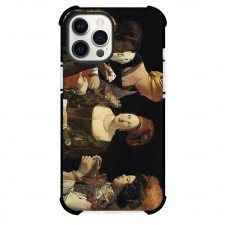 Georges De La Tour The Cheat With the Ace Of Diamonds Phone Case For iPhone and Samsung Galaxy Devices - The Cheat With the Ace Of Diamonds Painting Baroque Artwork