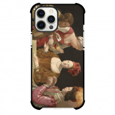 Georges De La Tour The Cheat With The Ace Phone Case For iPhone and Samsung Galaxy Devices - The Cheat With The Ace Painting Baroque Artwork