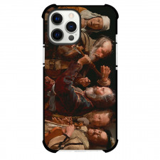 Georges De La Tour The Musicians Brawl Phone Case For iPhone and Samsung Galaxy Devices - The Musicians Brawl Painting Baroque Artwork