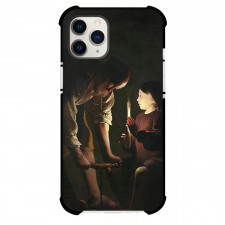 Georges De La Tour Saint Joseph The Carpenter Phone Case For iPhone and Samsung Galaxy Devices - Saint Joseph The Carpenter Painting Baroque Artwork