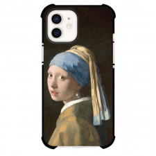 Johannes Vermeer Girl With A Pearl Earring Phone Case For iPhone and Samsung Galaxy Devices - Girl With A Pearl Earring Painting Baroque Artwork