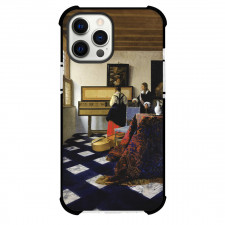Johannes Vermeer The Music Lesson Phone Case For iPhone and Samsung Galaxy Devices - The Music Lesson Painting Baroque Artwork