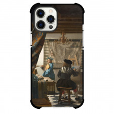 Johannes Vermeer The Art Of Painting Phone Case For iPhone and Samsung Galaxy Devices - The Art Of Painting Baroque Artwork
