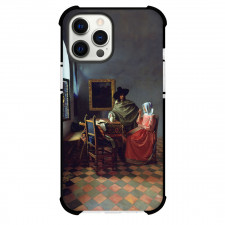 Johannes Vermeer The Glass Of Wine Phone Case For iPhone and Samsung Galaxy Devices - The Glass Of Wine Painting Baroque Artwork