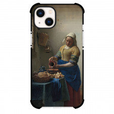 Johannes Vermeer The Milkmaid Phone Case For iPhone and Samsung Galaxy Devices - The Milkmaid Painting Baroque Artwork