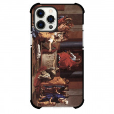 Nicolas Poussin The Judgment of Solomon Phone Case For iPhone and Samsung Galaxy Devices - The Judgment of Solomon Painting Baroque Artwork