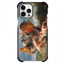 Peter Paul Rubens The Hippopotamus Hunt Phone Case For iPhone and Samsung Galaxy Devices - The Hippopotamus And Crocodile Hunt Painting Baroque Artwork