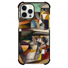 Albert Gleizes Cubist Landscape Phone Case For iPhone and Samsung Galaxy Devices - Cubist Landscape Painting Cubist Artwork