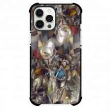 Albert Gleizes The Football Players Phone Case For iPhone and Samsung Galaxy Devices - The Football Players Painting Cubist Artwork