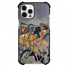 Jean Metzinger The Racing Cyclist Phone Case For iPhone and Samsung Galaxy Devices - The Racing Cyclist Painting Cubist Artwork
