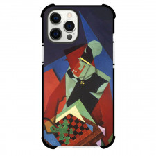 Jean Metzinger Soldier At A Game of Chess Phone Case For iPhone and Samsung Galaxy Devices - Soldier At A Game of Chess Painting Cubist Artwork