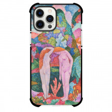 Jean Metzinger Two Nudes Phone Case For iPhone and Samsung Galaxy Devices - Two Nudes Painting Cubist Artwork
