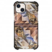 Juan Gris Portrait of Picasso Phone Case For iPhone and Samsung Galaxy Devices - Portrait of Picasso Painting Cubist Artwork