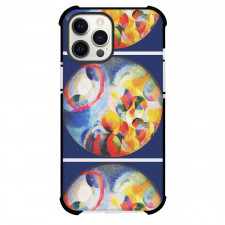 Robert Delaunay Simultaneous Contrasts Phone Case For iPhone and Samsung Galaxy Devices - Simultaneous Contrasts Painting Cubist Artwork