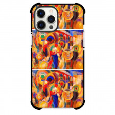 Sonia Delaunay Terk The Market at Minho Phone Case For iPhone and Samsung Galaxy Devices - The Market at Minho Painting Cubist Artwork