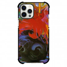 Franz Marc Fighting Forms Phone Case For iPhone and Samsung Galaxy Devices - Fighting Forms Painting Expressionist Artwork