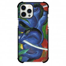 Franz Marc The Large Blue Horses Phone Case For iPhone and Samsung Galaxy Devices - The Large Blue Horses Painting Expressionist Artwork