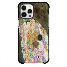 Gustav Klimt Death And Life Phone Case For iPhone and Samsung Galaxy Devices - Death And Life Painting Expressionist Artwork