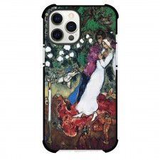 Marc Chagall The Three Candles Phone Case For iPhone and Samsung Galaxy Devices - The Three Candles Painting Expressionist Artwork