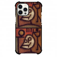 Paul Klee Death And Fire Phone Case For iPhone and Samsung Galaxy Devices - Death And Fire Painting Expressionist Artwork