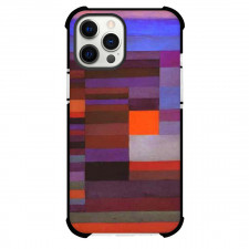Paul Klee Fire in The Evening Phone Case For iPhone and Samsung Galaxy Devices - Fire in The Evening Painting Expressionist Artwork