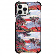 Armand Guillaumin Les Rochers Rouges Phone Case For iPhone and Samsung Galaxy Devices - Les Rochers Rouges Painting Fauvism Artwork