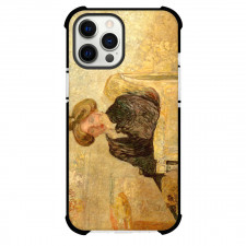Louis Valtat Woman in A Wheelchair Phone Case For iPhone and Samsung Galaxy Devices - Woman in A Wheelchair Painting Fauvism Artwork