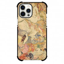 Louis Valtat Young Women In The Garden Phone Case For iPhone and Samsung Galaxy Devices - Young Women In The Garden Painting Fauvism Artwork