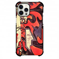 Giacomo Balla Design For Living Room Phone Case For iPhone and Samsung Galaxy Devices - Design For Living Room Painting Futurism Artwork