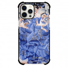 Gino Severini Blue Dancer Phone Case For iPhone and Samsung Galaxy Devices - Blue Dancer Painting Futurism Artwork